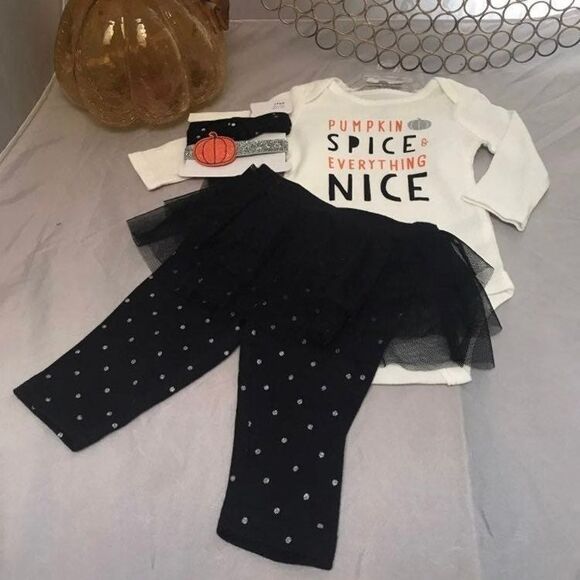 NEW Carter's 0-3 month Fall/Thanksgiving set costume - Picture 1 of 7